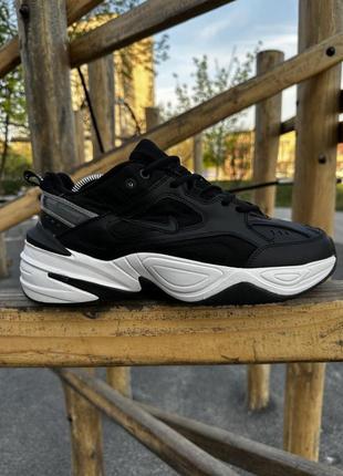 Кросівки nike m2k tecno (чорний / білий)2 фото