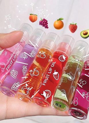 Роликовый шариковый блеск масло для губ 8 мл, клубника