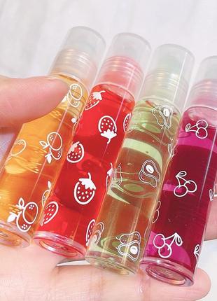 Роликовый шариковый блеск масло для губ 8 мл, клубника