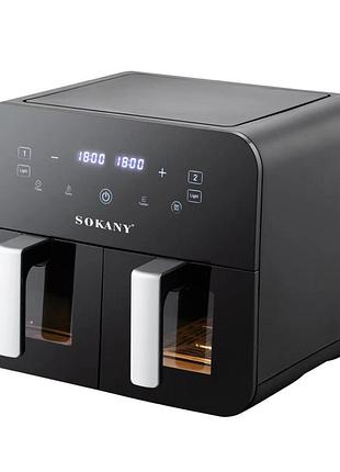 Аерогриль-фритюрниця sokany sk-10005 на 10л сенсорна
