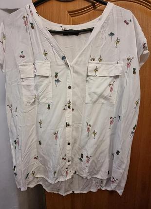 Блуза сорочка з натуральної тканини