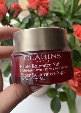 Clarins нічний крем для сухої шкіри night cream