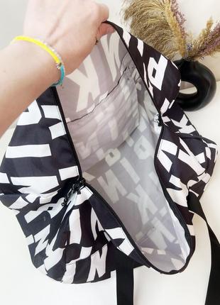 Большая спортивная сумка из лого victoria’s secret pink