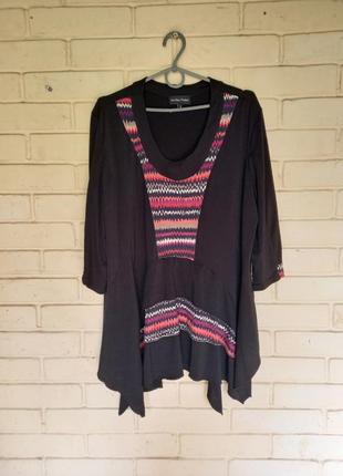 Кофточка туника большой размер батал