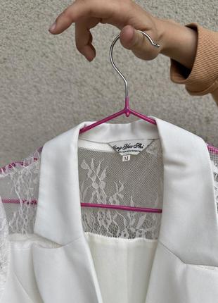 Сукня піджак з пірʼям