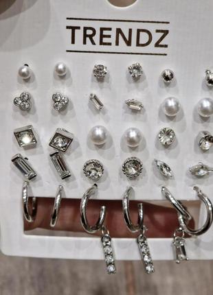 Серьги набор trеndz 9