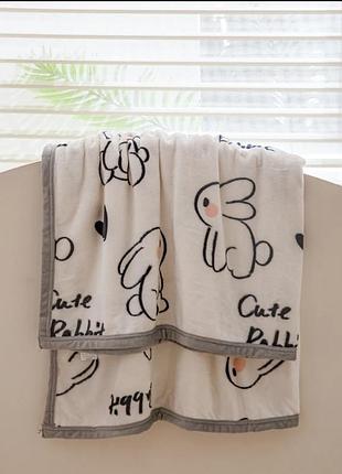 Детский вилюровый плед   100х120см , плюшевое тёплое покрывало