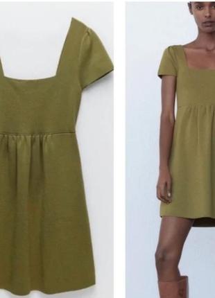 Стильне красиве щільне плаття zara турція етикетка