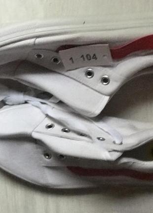 Кеды кроссовки мокасины новые белые