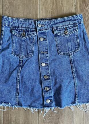 Джинсовая юбка denim