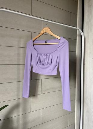 Лавандовий топ shein