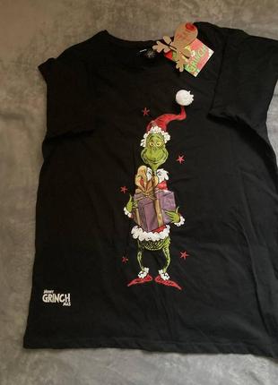 Футболка новогодняя sinsay grinch гренч