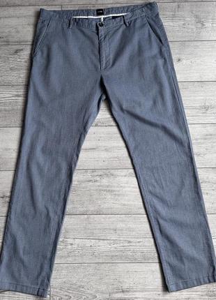Брюки\чино hugo boss rice3-watchured slim fit stretch chino