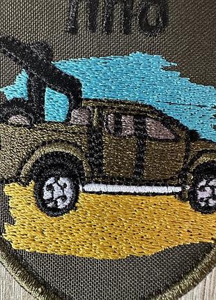 Ппо шеврон с вышивкой. на липучке.