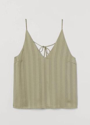 Топ на бретелях майка h&m