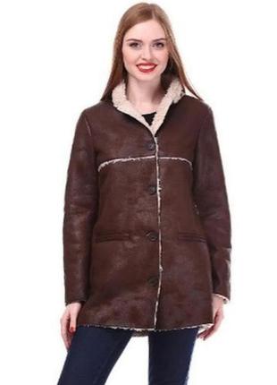 Пальто шуба  дублянка