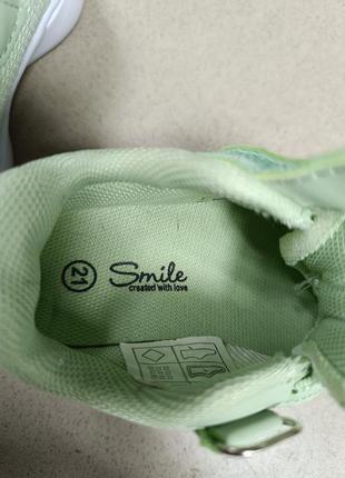 Кросівки для дівчинки smile, розмір 21 (14см)4 фото