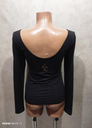 Versace, топ с длинным рукавом с пайетками, оригинал 100%6 фото