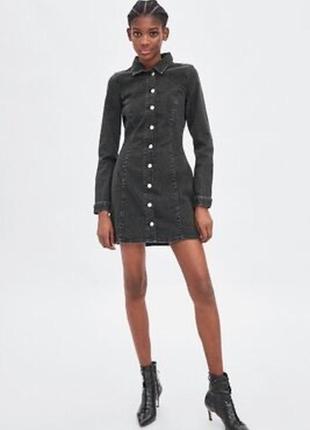 Джинсова сукня zara
