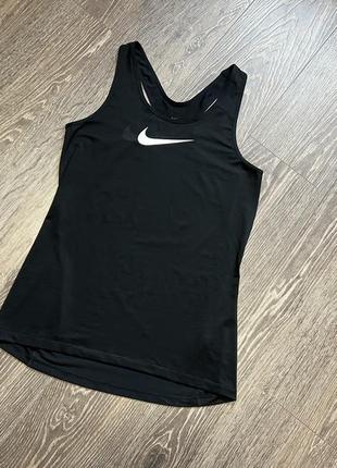 Жіноча спортивна майка nike dry fit big logo