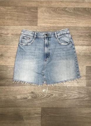 Denim by trf джинсовая юбка джинсовая юбка