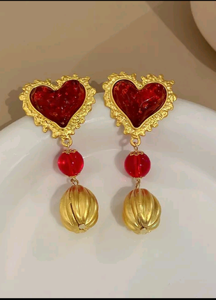 Сережки сердце мармеладки ❤️💌🔥