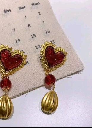 Сережки сердце мармеладки ❤️💌🔥 2