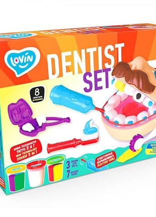 Набір для креативної творчості з тістом "dentist set tm lovin 41193, 8 аксесуарів1 фото