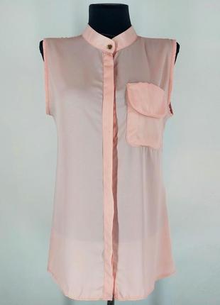Суперцена. стильная удлиненная блузка. пудра. турция. новая, р-ры 40-46