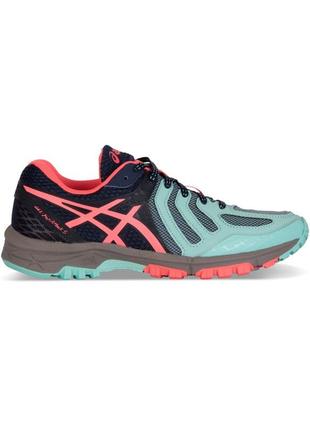 Кроссовки женские asics gel-fujiattack 5 wmn 35,5 (22,5 cм) aqua splash/diva pink/indigo blue