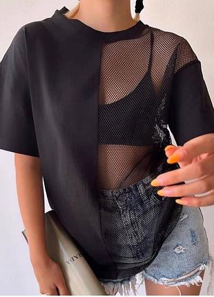 Футболка сетка🖤