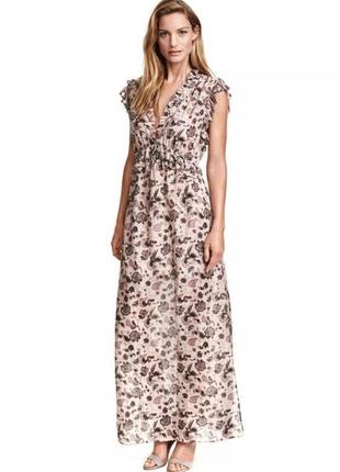 Шовкове плаття максі h&m