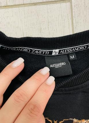 Мужской брендовый оригинальный свитшот alesssandro zavetti