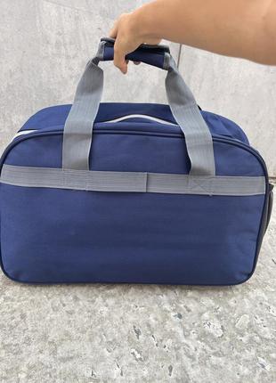Сумка дорожная ручная кладь спортивная сумка новая синяя3 фото