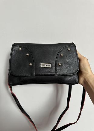 Sale❤️ сумочка маленька чорна клатч через плече нова