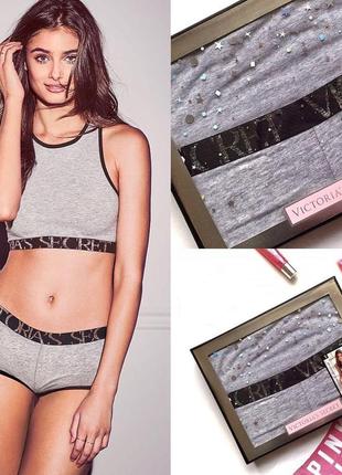 Комплект белья в коробке victoria's secret виктория сикрет оригинал