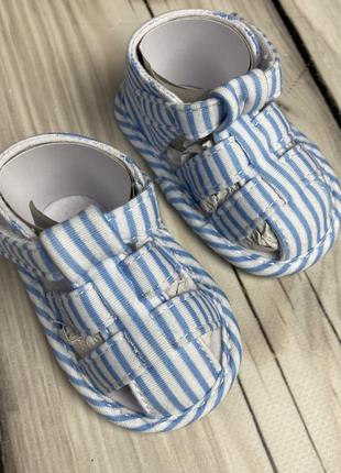 Новые пинетки тапули мальчик малыш стелька 9,5см снаружи