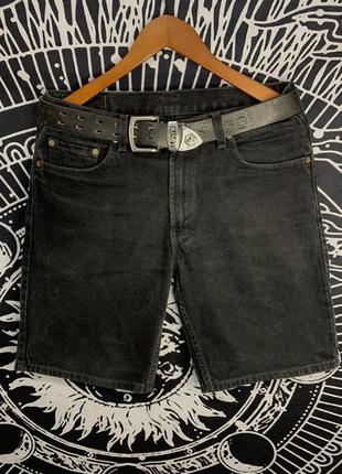 Джинсовые базовые шорты levi’s оригинал