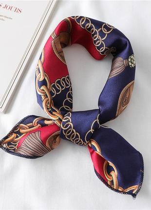 12-185 жіноча хустка бандана шарф пов'язка на шию сумку голову платок косинка повязка