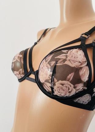 Бюстгальтер victoria’s secret 32a квітковий, бюст вікторія сікрет оригінал, еротична...