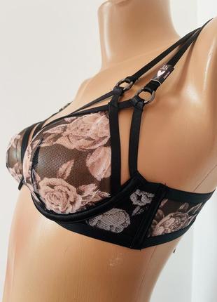 Бюстгальтер victoria’s secret 32a квітковий, бюст вікторія сікрет оригінал, еротична...