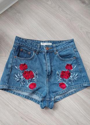Джинсовые шорты h&m