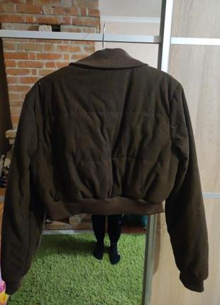 Укорочена куртка бомбер5 фото