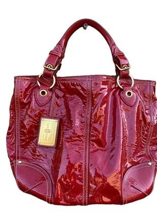 Prada сумка с лаковой кожи car shoe