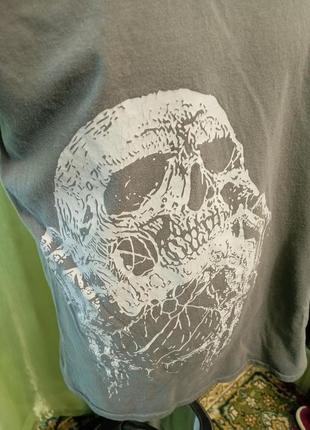 Футболка boohooman skull crew3 фото