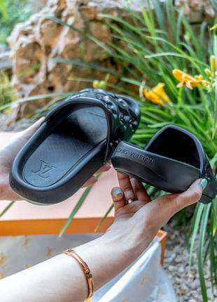 Женские шлепанцы в стиле louis vuitton топ качество 🥑4 фото