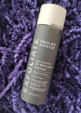 Тонік ексфоліант paula's choice 2% bha liquid exfoliant