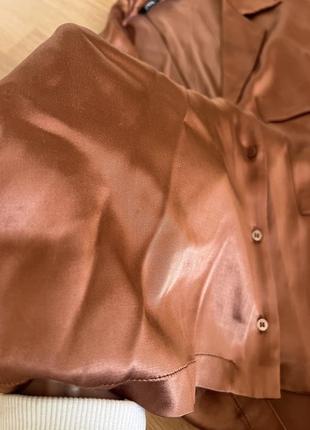 Zara укорочена сорочка віскоза