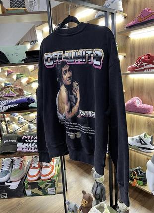 Свитшот off-white digit bacchus black 2