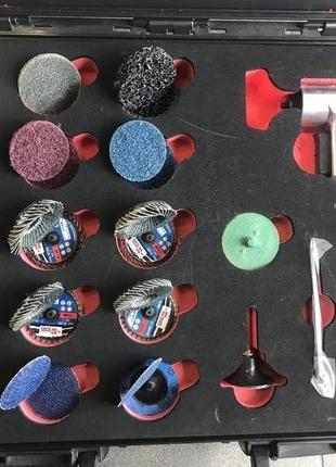 Набір абразивних міні дисків з пневмо машиною